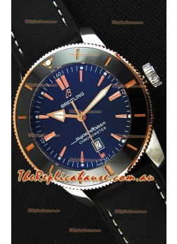 Breitling SuperOcean Heritage II B20 44MM Black Dial Two Tone Bezel 1:1 Mirror Replica