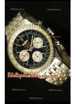 Breitling Navitimer 01 Swiss 1:1 Mirror Updated 2017 Replica Watch in Black Dial