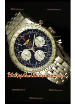Breitling Navitimer 01 Swiss 1:1 Mirror Updated 2017 Replica Watch in Blue Dial