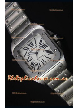 Cartier Santos 100 42MM Swiss Casing Timepiece with Japanese Movement 