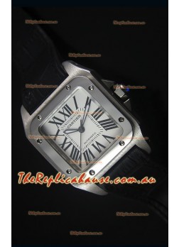 Cartier Santos 100 42MM Swiss Casing Timepiece with Japanese Movement 