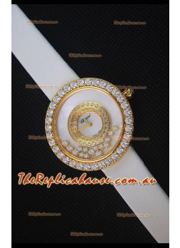 Chopard Happy Dreams 36MM White Strap in White Dial