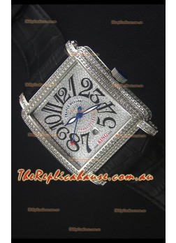 Franck Muller Conquistador King Automatic Swiss Replica Watch in Stainless Steel