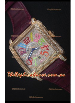 Franck Muller Conquistador King Automatic Crazy Colors Swiss Replica Watch 