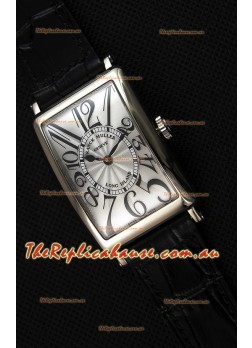 Franck Muller Long Island Ladies Replica Watch in Swiss Quartz Movement Black Strap 