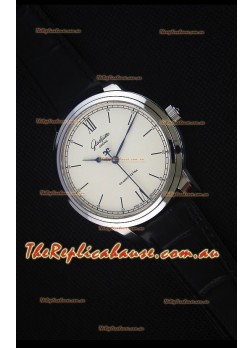 Glashuette Senator Excellence Cream Dial Steel Case Swiss Replica Watch
