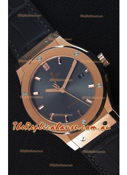 Hublot Classic Fusion Racing Grey King Gold Swiss Replica Watch - 1:1 Mirror Replica