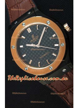 Hublot Classic Fusion Ceramic King Gold Swiss Replica Watch - 1:1 Mirror Replica
