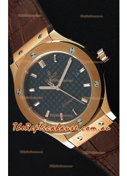 Hublot Classic Fusion King Gold Swiss Replica Watch - 1:1 Mirror Replica
