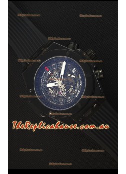 Hublot Big Bang Unico All Black Sapphire Quartz Replica Watch 45MM