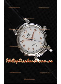 IWC Schaffhausen DA Vinci IW356601 Automatic Swiss Watch White Dial  1:1 Mirror Replica 