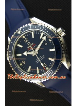 Omega Seamaster Planet Ocean Swiss Blue Strap Replica 45MM 1:1 Ultimate Edition Watch 