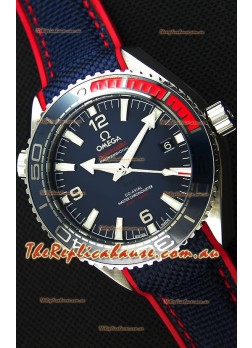 Omega Seamaster Planet Ocean Pyeong Chang 2018 Swiss Replica  1:1 Mirror Edition