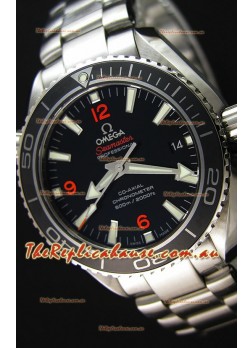 Omega Seamaster Planet Ocean Swiss Black Strap Replica 42MM 1:1 Ultimate Edition Watch 