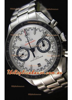 Omega Speedmaster Racing Co-Axial Master Chronograph Swiss Replica Watch White Dial