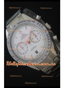 Omega Speedmaster 57 Co-Axial Chronograph in Pink Gold Markers Swiss Watch