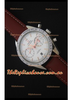 Omega Speedmaster 57 Co-Axial Chronograph Watch in Brown Leather Strap