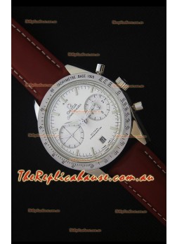 Omega Speedmaster 57 Co-Axial Chronograph Watch in Leather Strap