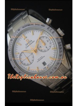 Omega Speedmaster 57 Co-Axial Chronograph in Yellow Gold Markers Swiss Watch