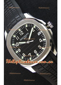 Patek Philippe Aquanaut 5167A-001 Swiss Replica Watch Black Dial - 1:1 Mirror Edition 