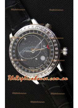 Patek Philippe Grand Complication 6102P Celestial Moon Age Grey Dial Swiss Replica Watch 
