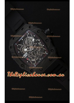 Richard Mille RM35-2 Rafael Nadal Forged Carbon Case with Black Strap