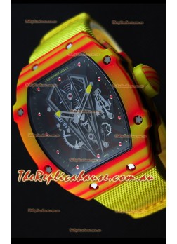 Richard Mille 27-03 Tourbillon Rafael Nadal Forged Carbon Swiss Replica Watch 