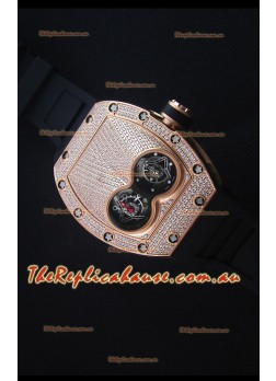 Richard Mille RM053 Tourbillon Pablo Mac Donough Swiss Replica Watch Pink Gold Case