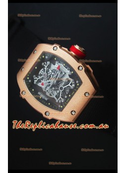 Richard Mille RM027 Tourbillon Rafael Nadal Edition Swiss Watch in 18K Rose Gold