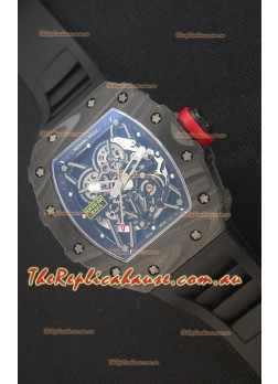 Richard Mille RM035-2 Rafael Nadal Forged Carbon Case with Red Crown