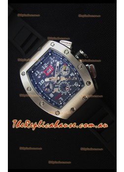 Richard Mille RM011 Japanese Replica Watch in Stainless Steel Case
