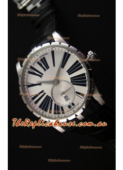 Roger Dubuis Excalibur RDDBEX0460 Steel White Swiss Replica Watch 