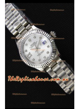 Rolex Datejust Ladies Star Diamonds Markers Swiss Watch CAL.2236 Movement 1:1 Mirror Replica