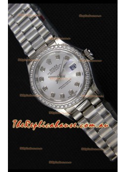 Rolex Datejust Ladies Diamonds Markers Swiss Watch CAL.2236 Movement 1:1 Mirror Replica