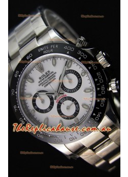 Rolex Cosmograph Daytona 116500LN White Dial Original Cal.4130 Movement - Ultimate 904L Steel Watch 