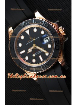 Rolex Yachtmaster 116655 Everose 40MM Cal.3135 Swiss  1:1 Ultimate 904L Steel Watch 
