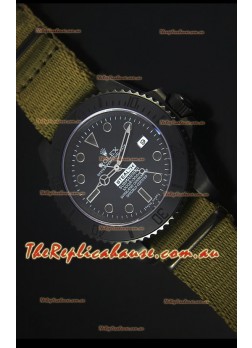 Rolex Submariner Stealth MK IV PVD Swiss Replica Watch Black Hour Markers