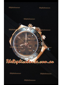 Rolex Daytona 116515 Everose 1:1 Mirror Replica Rose Gold Brown Dial Watch 