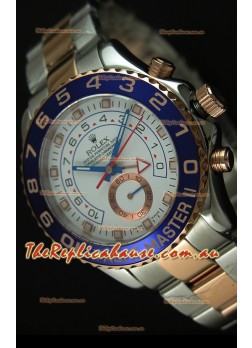 Rolex Yachtmaster II Two Tone Pink Gold - 1:1 Replica (Working Stopwatch)