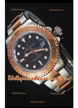 Rolex Yacht-Master 40 Everose Gold 1:1 Swiss Replica Watch with 3135 Movement 