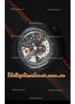 SevenFriday V02-01 Miyota 82S7 Movement 1:1 Edition Carbon Dial