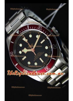 Tudor Heritage Black Bay Red Bezel Swiss Replica Watch 1:1 Ultimate Mirror Replica Edition
