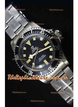 Tudor Oyster Prince Vintage 200M Black Dial Squre Markers Swiss 1:1 Mirror Replica Timepiece 