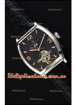 Vacheron Constantin Malte Japanese Tourbillon Replica Watch Black Dial