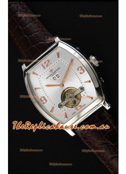 Vacheron Constantin Malte Japanese Tourbillon Replica Watch White Steel Dial