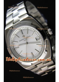 Vacheron Constantin Overseas Steel White Dial Swiss Replica 1:1 Mirror Watch 