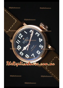 Zenith Pilot Type 20 Extra Special Edition Rose Gold Swiss 1:1 Mirror Replica Watch 