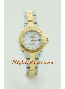 Rolex Yacht Master Two Tone Ladies Size ROLX859